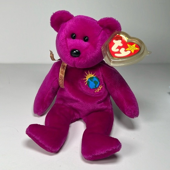 TY 2000 Millennium Bear • Rare Find! - Picture 1 of 10